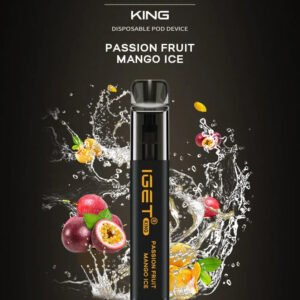 IGET King Vape - Passion Fruit Mango Ice (2600 Puffs)