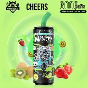 Vaplucky Cheers - Strawberry Kiwi (6000 Puffs)
