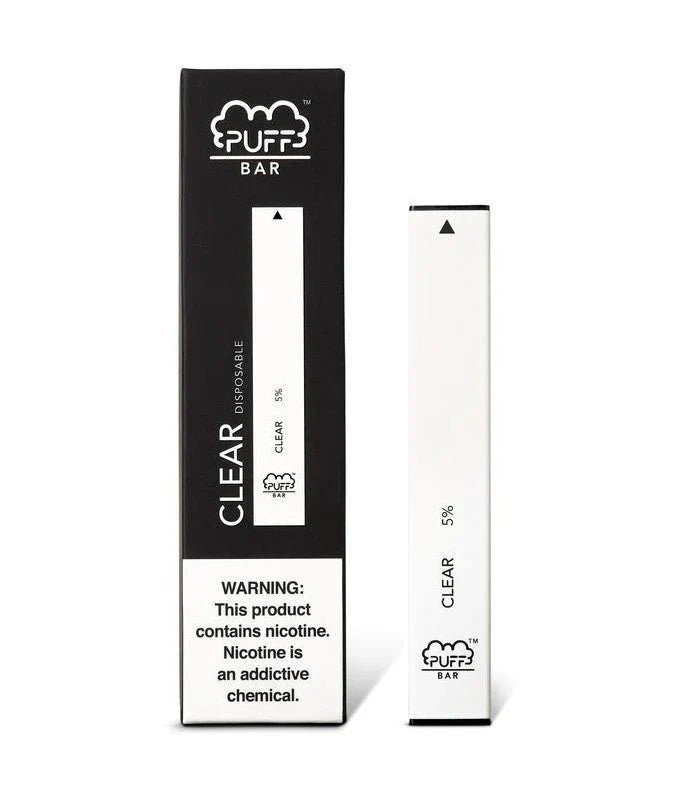 Puff Bar Disposable Device Clear