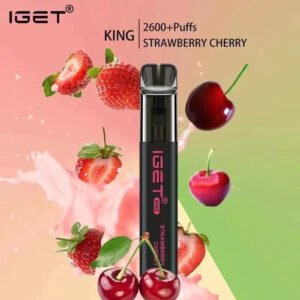 IGET King Vape - Strawberry Cherry (2600 Puffs)