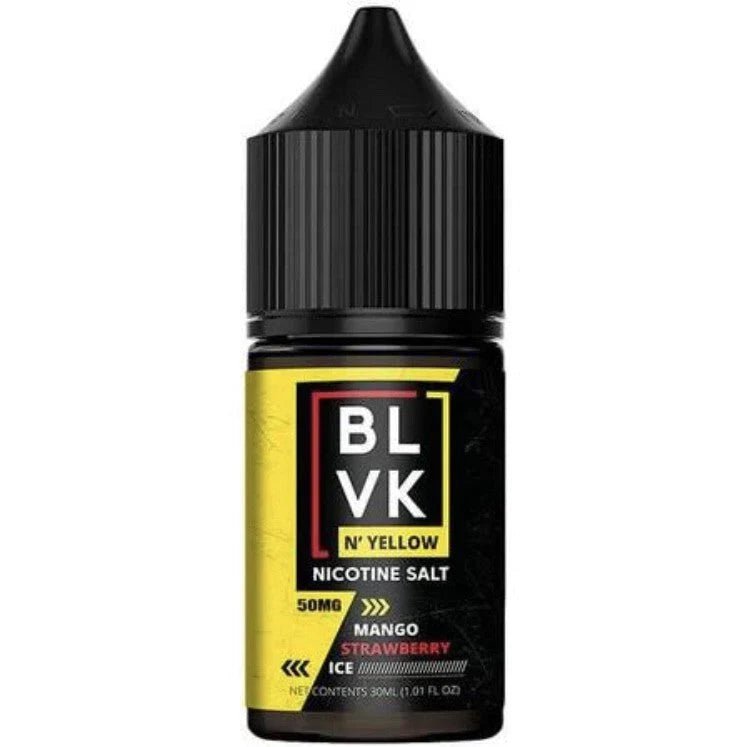 BLVK & Yellow Nic Salt - Mango Strawberry Ice - Image 2