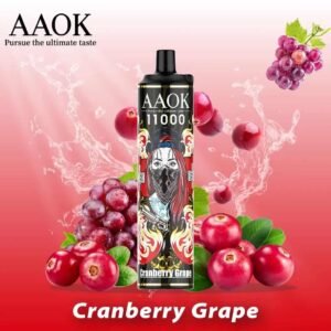 AAOK A83 Cranberry Grape (11000 Puffs)